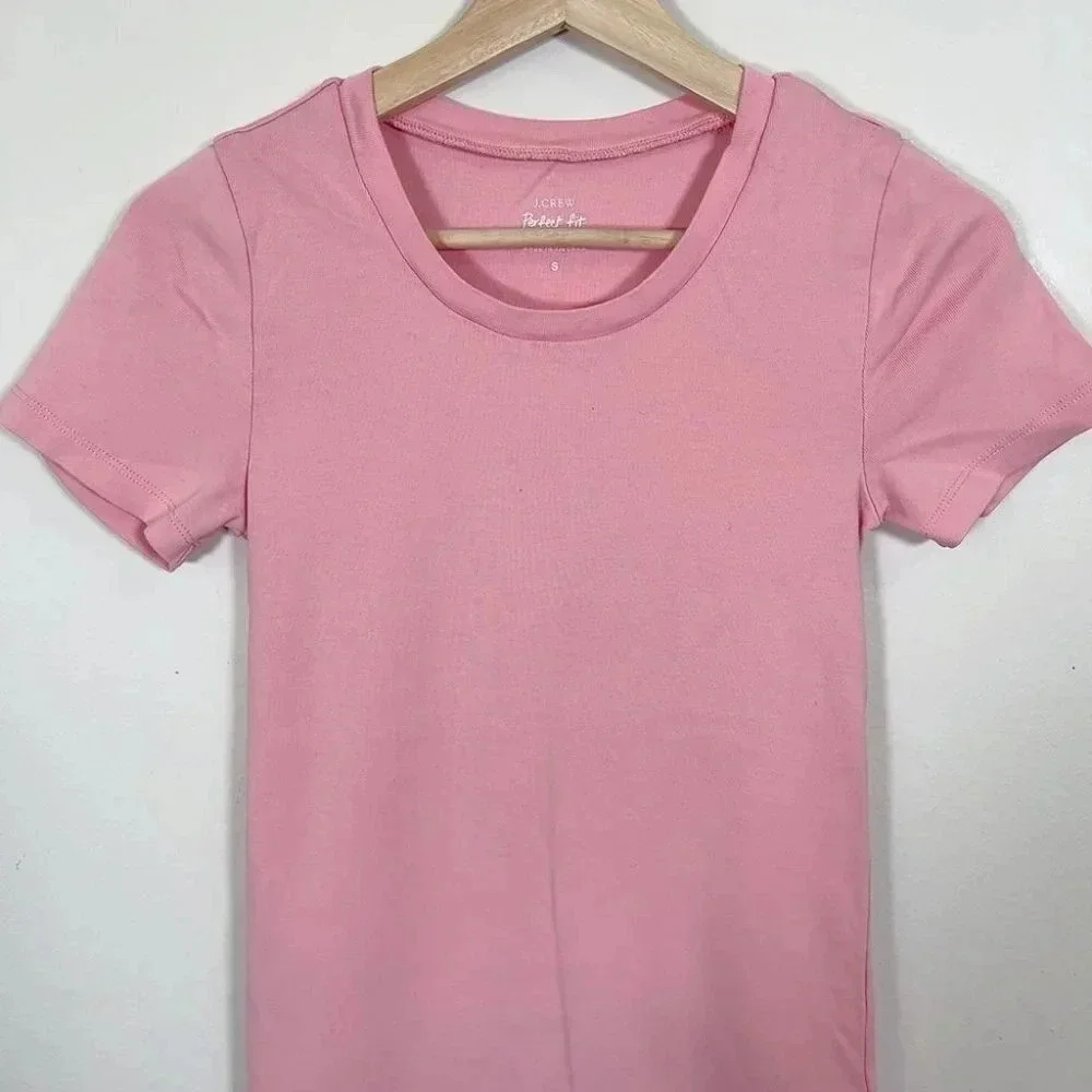 J.CREW Perfect Fit Cotton Crew Neck Tee